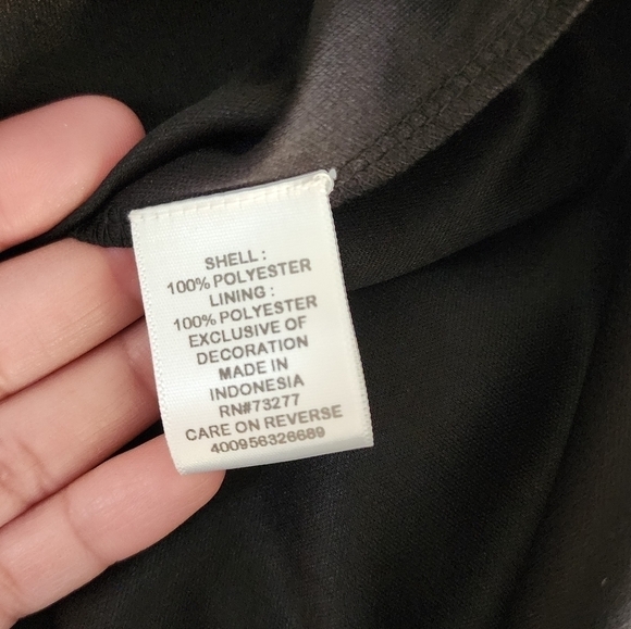 Elle Paris Eifel Tower All-over Print Pleated Short Sleeve Dress size Small - Picture 5 of 5